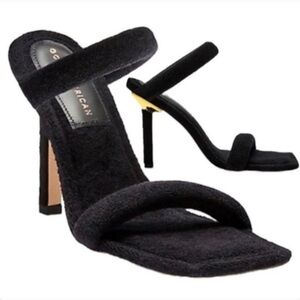 GOOD AMERICAN TERRY HIGH HEELS SIZE 8 1/2 NIB